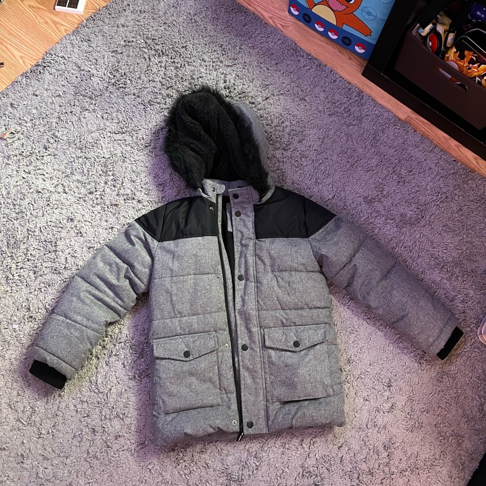 Boys puffer coat size 7